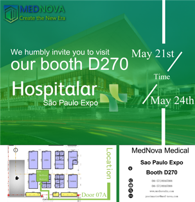MEDNOVA se zúčastní Hospitalar od 21. května do 24. května!